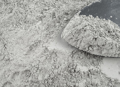 Close-up cement powder for OPC 53 grade product display